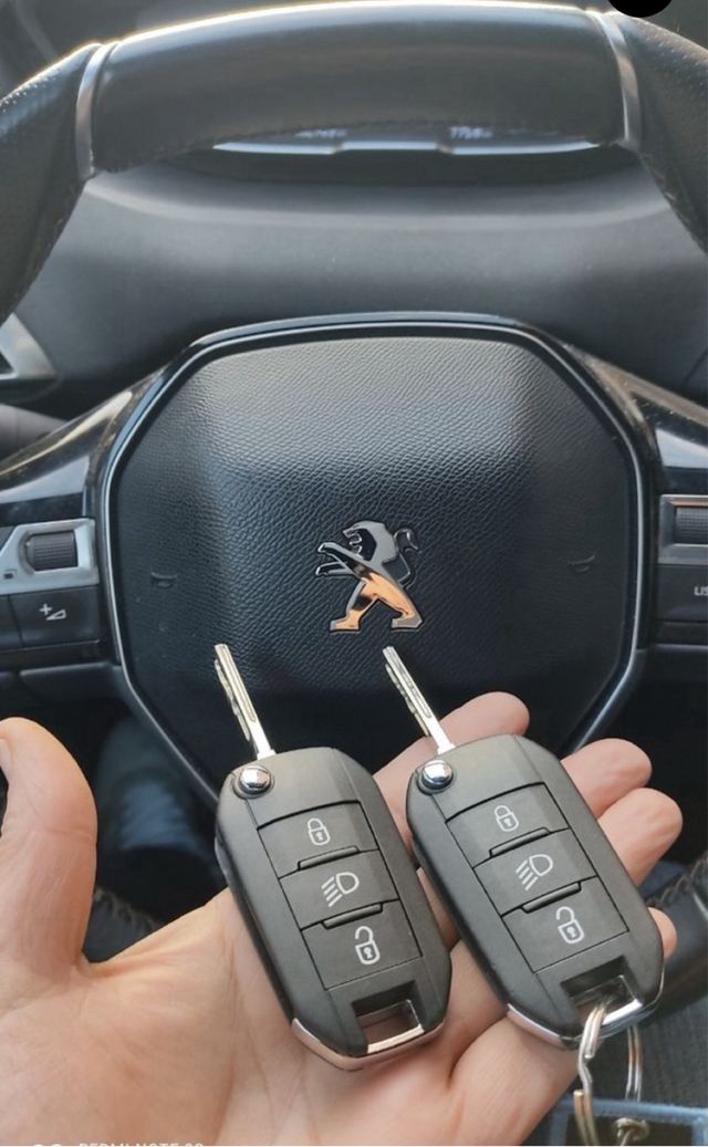 Llave de coche con mando