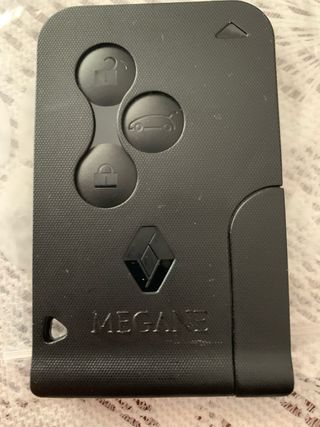 Llave de coche con mando