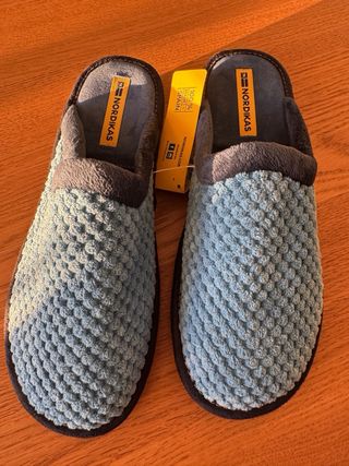 Zapatillas Nordikas Azul y Gris