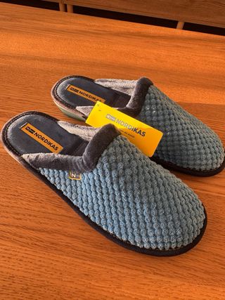 Zapatillas Nordikas Azul y Gris