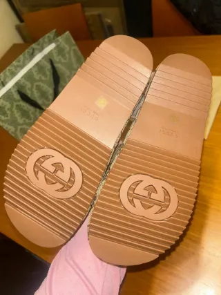 Sandalias Gucci Talla 38 Sin Uso