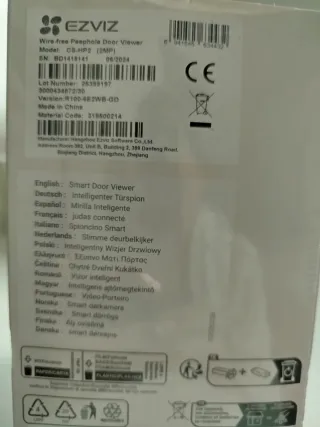 Mirilla Inteligente EZVIZ HP2 1080P