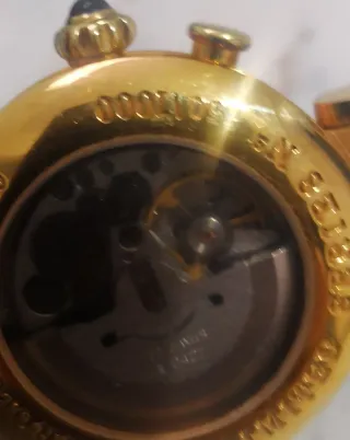 AIROLDI Orologio Automatico Oro,cinturino cocco