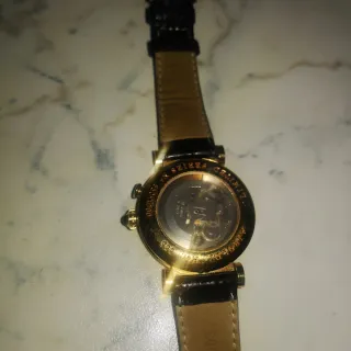 AIROLDI Orologio Automatico Oro,cinturino cocco