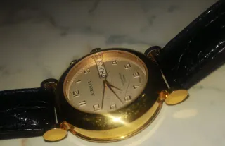 AIROLDI Orologio Automatico Oro,cinturino cocco