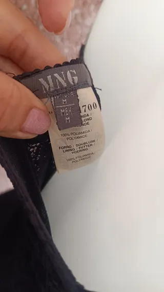 Vestido negro  encaje MIDI