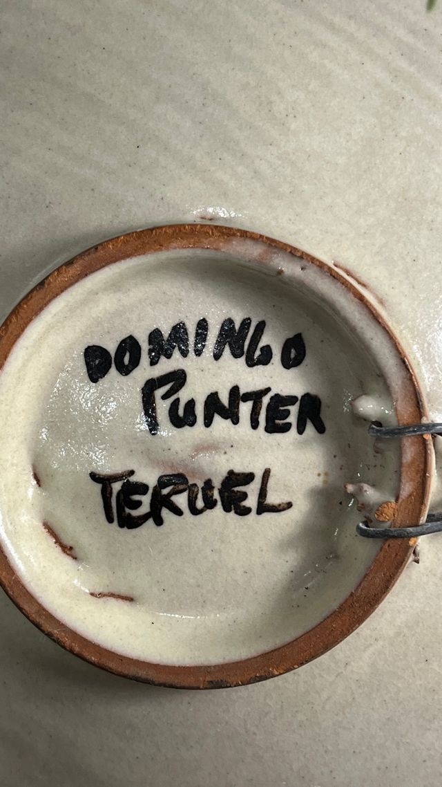 Piastrella decorativa Domingo Punter. Teruel.