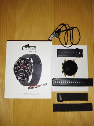Reloj Lotus Smartime 50017/1 Negro/Dorado