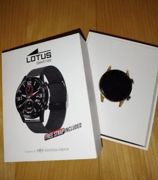 Reloj Lotus Smartime 50017/1 Negro/Dorado