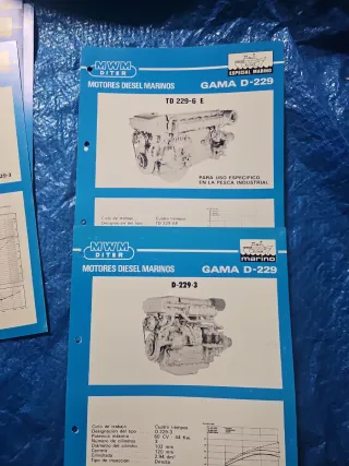 Lote 11 Manuales Motores Marinos MWM DITER