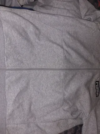Sudadera Puma Gris con Cremallera