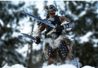 Figura Skyrim Dragonborn 1/6 Edición Deluxe