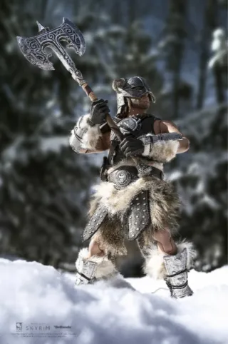 Figura Skyrim Dragonborn 1/6 Edición Deluxe
