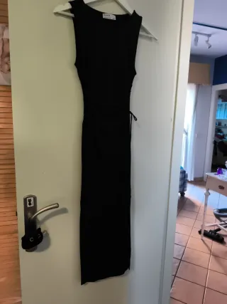 Vestido negro largo fiesta