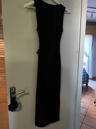 Vestido negro largo fiesta