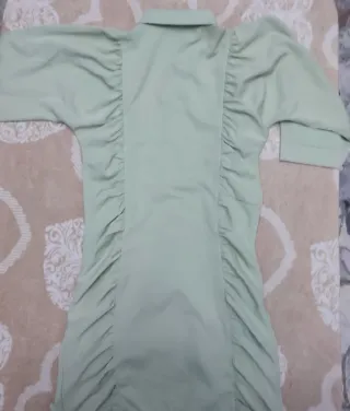 Camicia donna lunga verde taglia unica