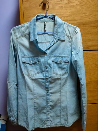 Camisa vaquera Stradivarius Talla S