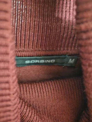 Maglione Sorbino Dolcevita Rosso Taglia M