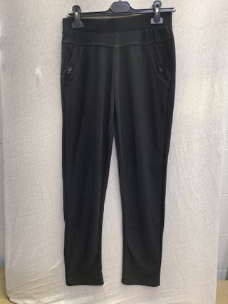 Pantaloni donna neri basic elasticizzati S/M