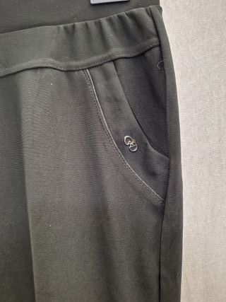 Pantaloni donna neri basic elasticizzati S/M