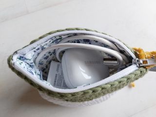 Monedero crochet zipper nuevo