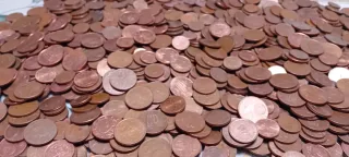 Lote monedas 1, 2 y 5 céntimos