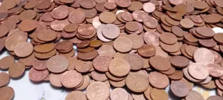 Lote monedas 1, 2 y 5 céntimos