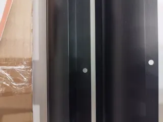 Spoiler aluminio para panel solar, negro