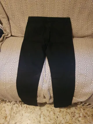 Pantalón negro tela talla 40