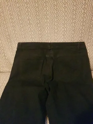 Pantalón negro tela talla 40