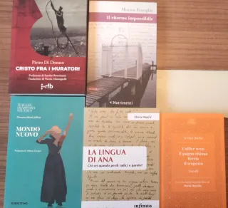 Lote de 5 novelas en italiano sobre emigrantes