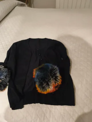 Puños de abrigo multicolor