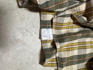 Camicia Levi's Vintage Plaid Verde/Beige Taglia L