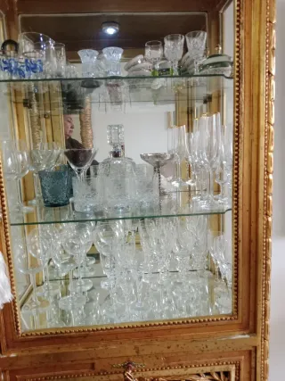 Vitrina de pan de oro