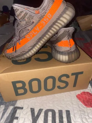 Adidas Yeezy Boost 350 V2 Naranja Gris