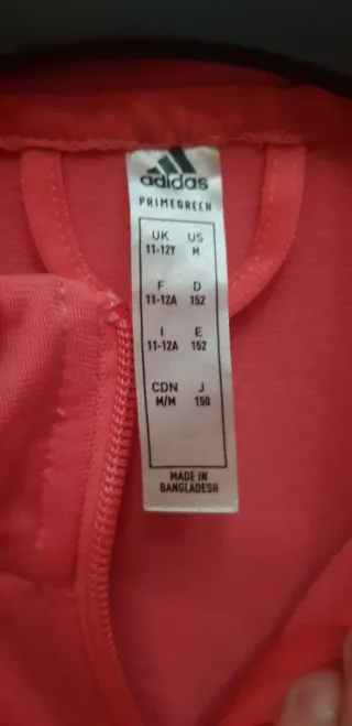 Felpa Adidas ragazza 11/12 anni