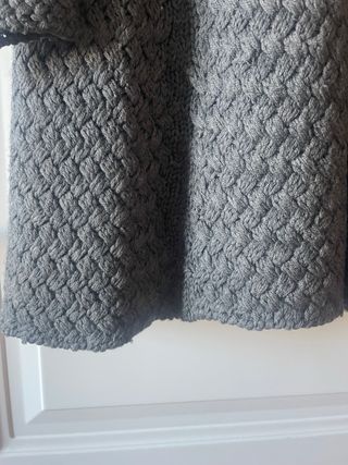 Cappotto Lana Merino Grigio Taglia Unica