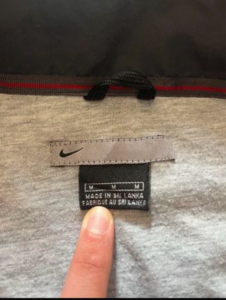 Nike 00s Chaqueta Táctica Negra Oversize