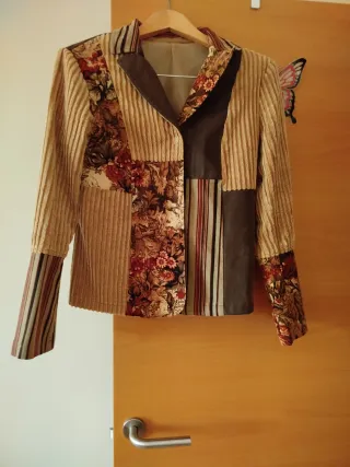 Chaquetilla vintage patchwork