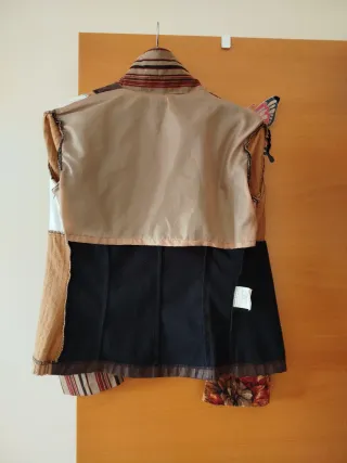 Chaquetilla vintage patchwork