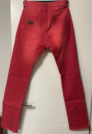 Pantalón Lois Jeans Rojo Talla M