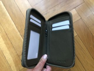 Monedero Desigual verde tela