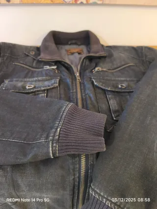 Cazadora vaquera forrada Pull&Bear XL