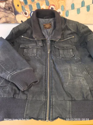 Cazadora vaquera forrada Pull&Bear XL