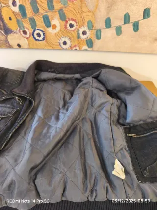 Cazadora vaquera forrada Pull&Bear XL