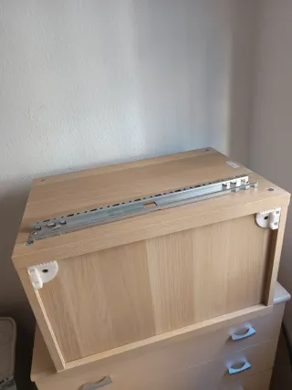 Módulo Besta Ikea Madera