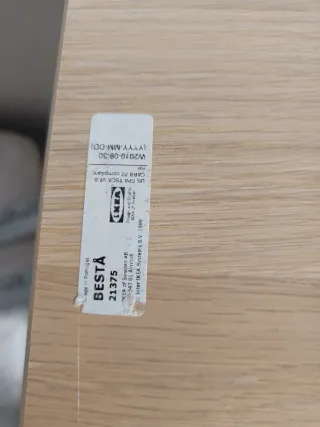 Módulo Besta Ikea Madera