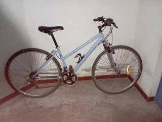 Bicicleta de paseo azul