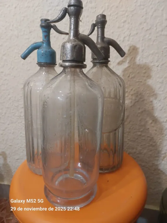 Lote 3 sifones antiguos