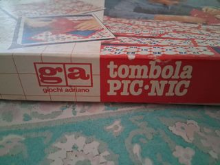 Tombola Vintage Pic.Nic Giochi Adriano